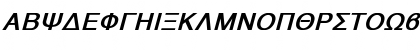Athens Greek Bold Italic Font Athens Greek Bold Italic Font