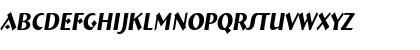 a_BremenCapsNr Italic Font