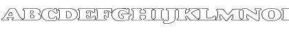Alfredo Heavy Hollow Expanded Regular Font Alfredo Heavy Hollow Expanded Regular Font