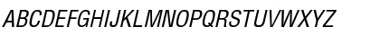 Arena Condensed Italic Font
