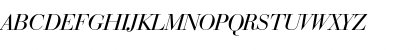 BauerBodni BT Italic Font BauerBodni BT Italic Font