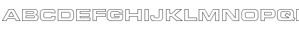 Aero Extended Hollow Regular Font Aero Extended Hollow Regular Font