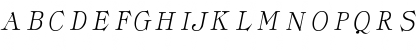 Classica Italic Font Classica Italic Font