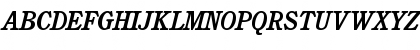 Cushing-BoldItalic Regular Font