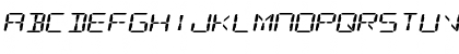 Digital Readout Expanded Regular Font Digital Readout Expanded Regular Font