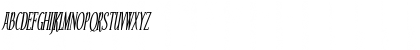 Echelon Condensed Italic Font