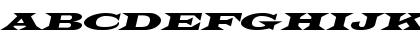 Latin-WideExtObl-Normal Regular Font Latin-WideExtObl-Normal Regular Font