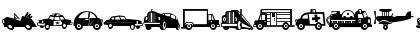 Mini Pics Lil Vehicles Regular Font Mini Pics Lil Vehicles Regular Font