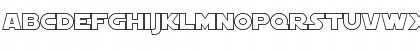 SF Distant Galaxy Outline Regular Font