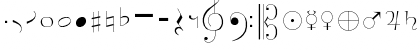 Symusic Regular Font Symusic Regular Font