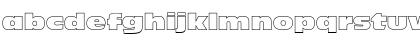 Antique Olive Nord Outline P Regular Font