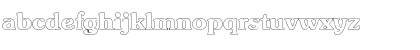 Boulevard Outline SF Regular Font