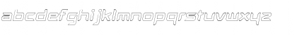 Aura OutlineOblique Font Aura OutlineOblique Font
