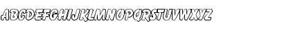 Balloon Outline P Extra Bold Font