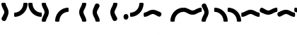 Borders Fat Waves Font