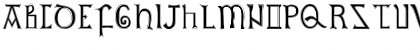 British Outline Majuscules Regular Font British Outline Majuscules Regular Font