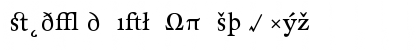 CliffordSix RomanExpert Font