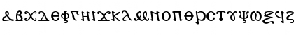 CopticAlphabet Regular Font CopticAlphabet Regular Font