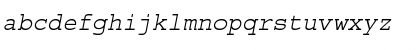 Courier Oblique Font