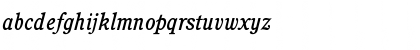 CushingEF-MediumItalic Regular Font