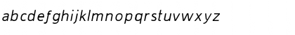 Domestos98 ThinItalic Font