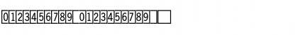 DoubleDigits Square Font