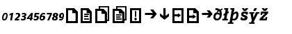 Fago Office Serif Bold Exp Italic Font