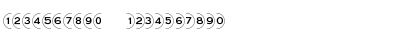 BulletNumbers Copperplate Pos Regular Font BulletNumbers Copperplate Pos Regular Font