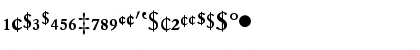 Garamond Fractions BQ Regular Font Garamond Fractions BQ Regular Font