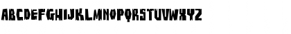 BuzzSaw Chipped AOE Regular Font