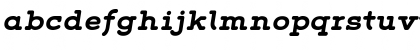 Grover Slab Bold Italic Font