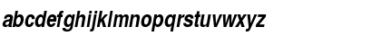 Helvetica Narrow Bold Italic Font