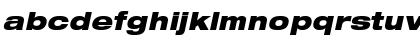 Helvetica Neue 93 Black Extended Oblique Font