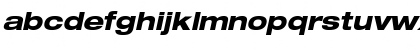 Helvetica Neue 83 Heavy Extended Oblique Font