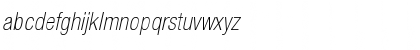 Helvetica Neue LT Std 37 Thin Condensed Oblique Font