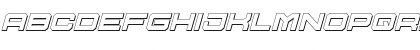 U.S.S. Dallas Outline Italic Italic Font U.S.S. Dallas Outline Italic Italic Font