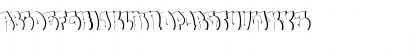 HSMeneOneNYThrowie Outline Font HSMeneOneNYThrowie Outline Font