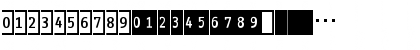 InfoOffice NumbersTwo Font