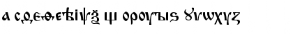 IzhitsaC Regular Font IzhitsaC Regular Font