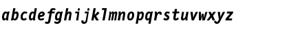 LetterGothicMono BoldItalic Font