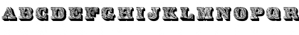 Lettres ombrees ornees Regular Font Lettres ombrees ornees Regular Font