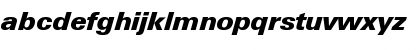 LinotypeUnivers BasicBlackItalic Font
