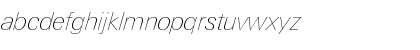 LinotypeUnivers BasicUltraLightIt Font