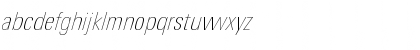 LTUnivers 121 CondUltLtIt Font