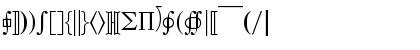 Mathematical Pi 3 Font Mathematical Pi 3 Font