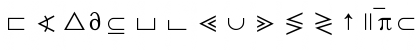 Mathematical Pi 1 BQ Regular Font Mathematical Pi 1 BQ Regular Font