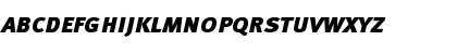 MetaBlackCapsLFC Italic Font