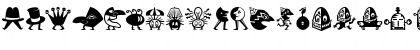 MiniPics LilCreatures Font