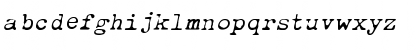 ObsoleteLight Oblique Font ObsoleteLight Oblique Font