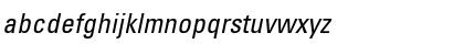 Univers LT 57 Condensed Italic Font